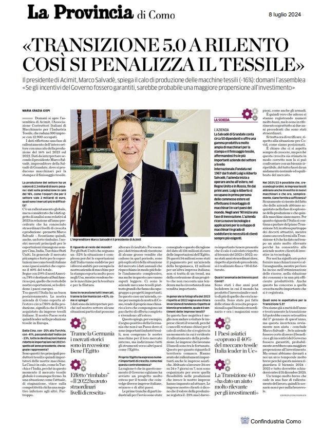 Transazione 5.0 considerazioni